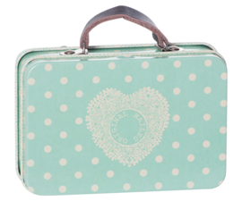 Maileg Suitcase Dusty Blue Dots