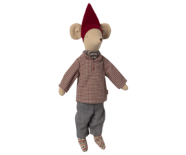 Maileg Christmas Mouse, Medium, Boy