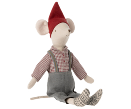 Maileg Christmas Mouse - Medium - Boy