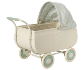 Maileg Pram Micro Blue