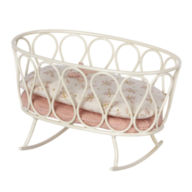 Maileg Cradle with Sleeping Bag, MY - Rose