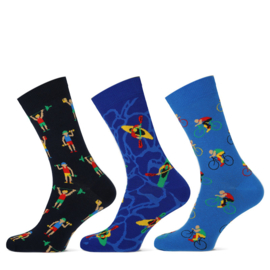 herensokken limited sport ass blauw