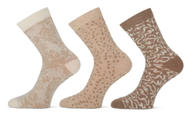 Ladies socks Teckel spots 3-pack