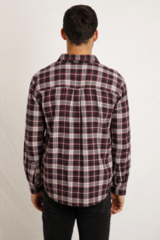 Weirdfish heren shirt Broxton, Foxberry