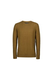 IrelandsEye herentrui Sudbury met ronde hals in Khaki