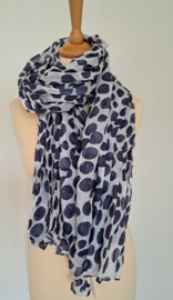 Sjaal 100% katoenen voile, wit