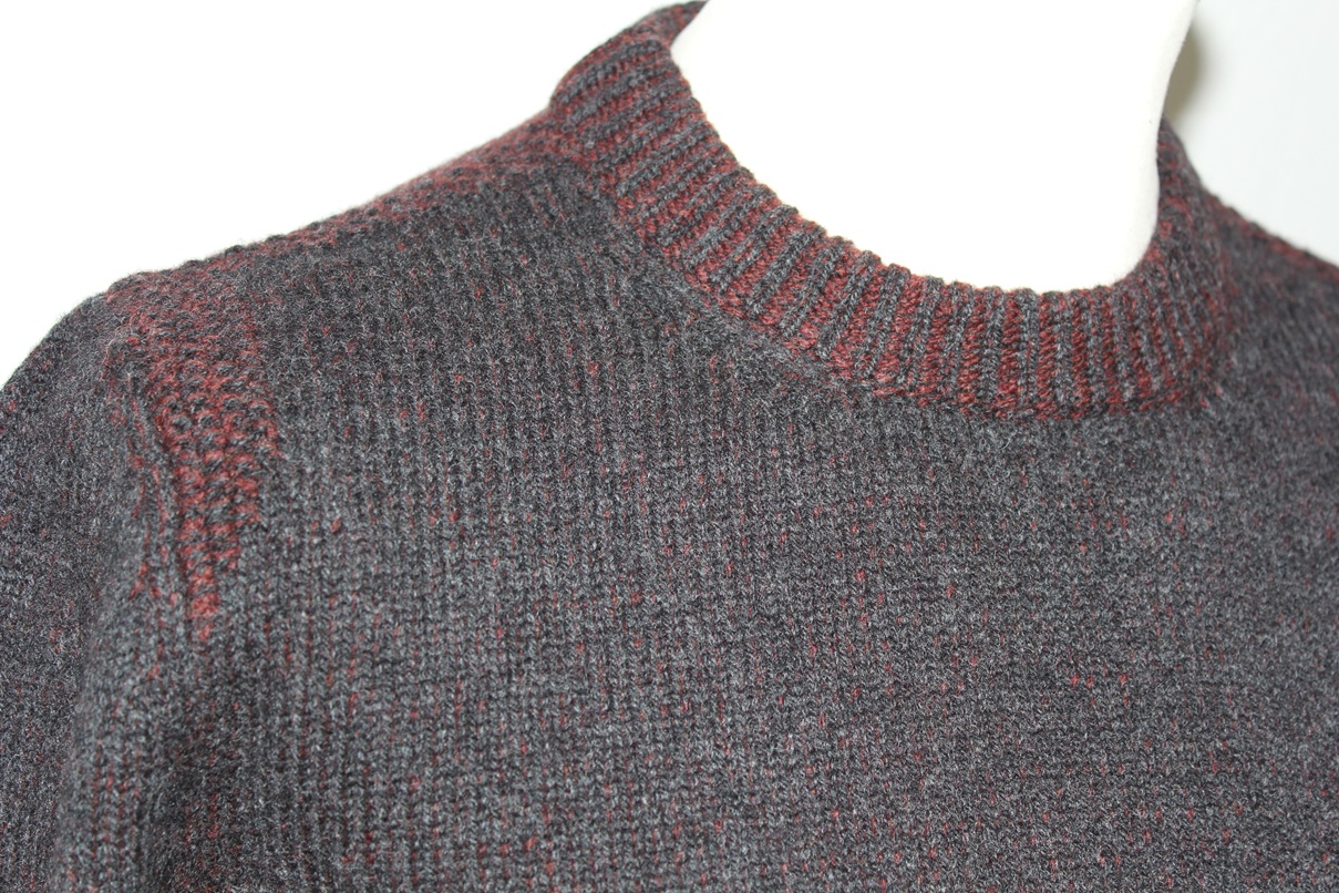 Fisherman herentrui crew neck met details