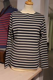 Saint James dames shirt model Meridame II Navy-Ecru