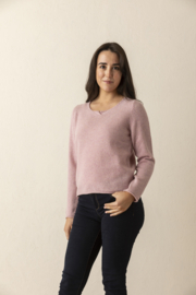 Eribé Knitwear Corry Top Pink Haze