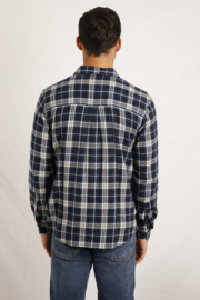 Weirdfish heren shirt Broxton, Federalblue