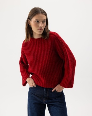 Holebrook dames trui Cajsa Sweater, Ruby