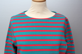 Saint James dames shirt model Meridame II - Emerald-Tulipe