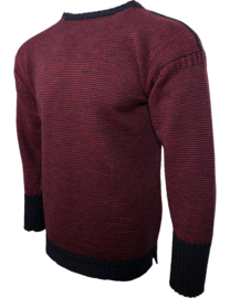 Channel Jumper 100%wol model Casquets fijne streep