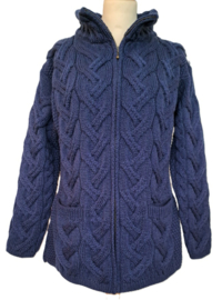 Aran Supersoft Chunky Cable Zipper