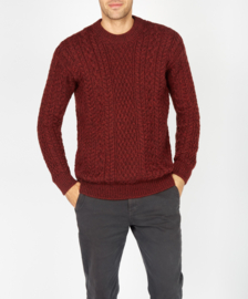 Aran Herentrui Cuileann Crew Neck Sweater, Sable Marl
