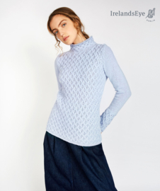 IrelandsEye damestrui Trellis Sweater, Powder