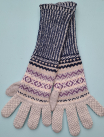 Dames Handschoenen Alpine Rib, oa blauw-paars