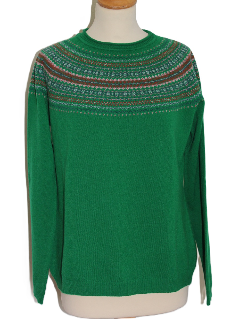 Heidekönigin pullover Tyra, donker klee - Gots
