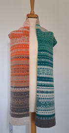 Eribé Knitwear Alloa Fairs Isle Scarf, Elder