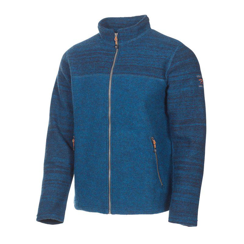 Ivanhoe Of Sweden herenvest Jon full zip, electric Blue