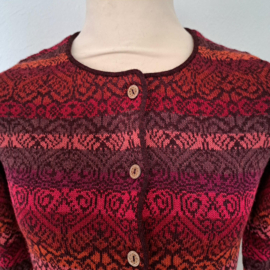 Alpaca damesvest Cathedral Redwine