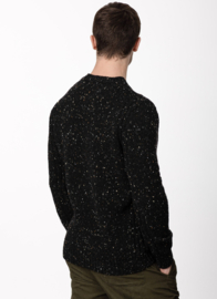 Fisherman Herentrui met Geribbelde details Raven, Medium