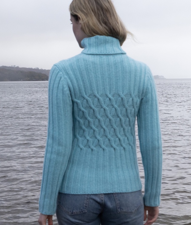 Fisherman Koltrui kabelpatroon in de taille Aqua