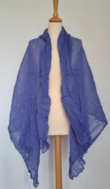 Sjaal 100% katoenen voile, lila