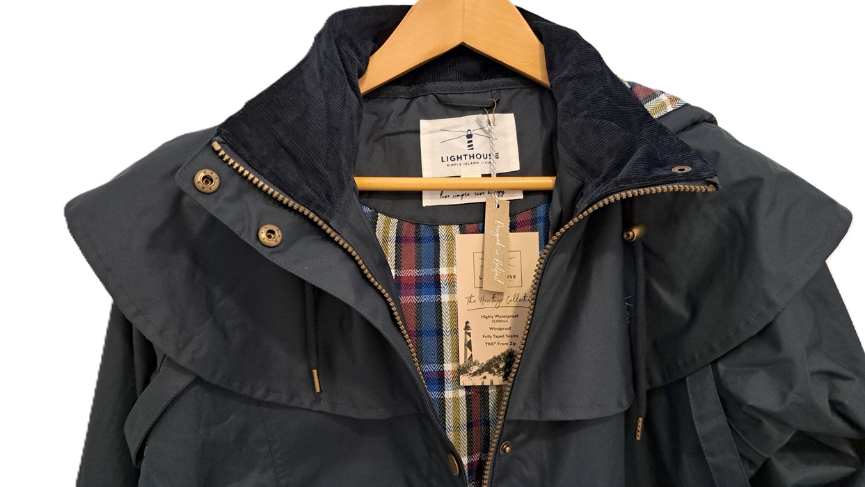 Outrider damesjas  3/4 lengte model kleur navy