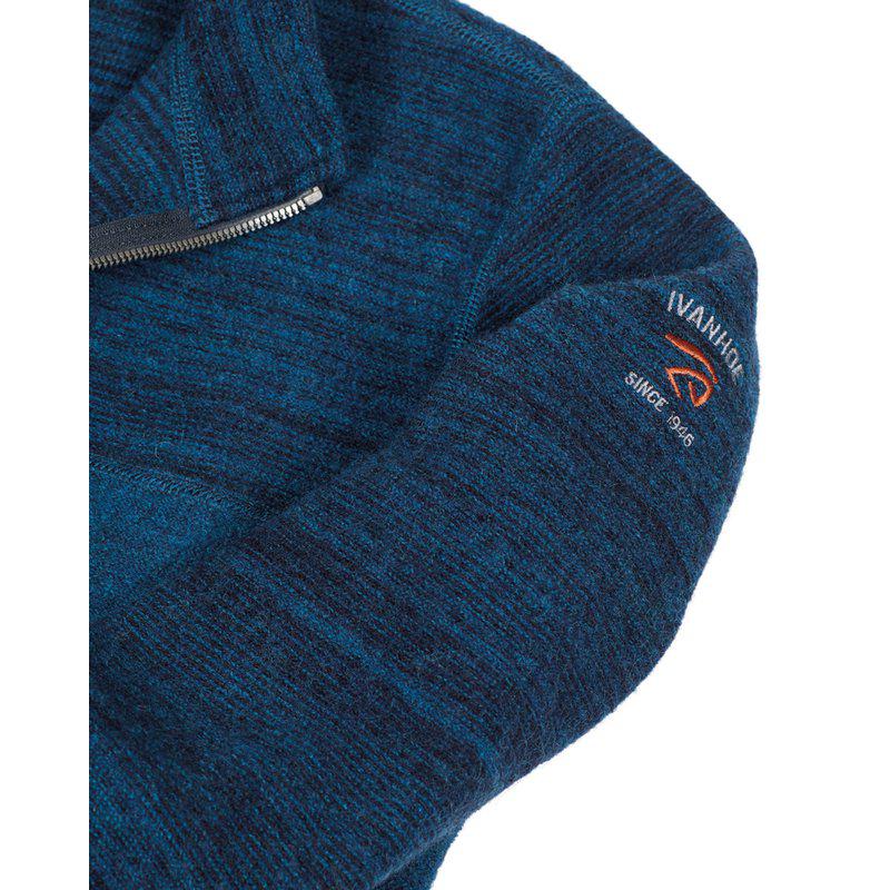 Ivanhoe Of Sweden herenvest Jon full zip, electric Blue