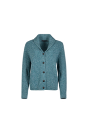 IrelandsEye damesvest Robin met sjaalkraag, larimar