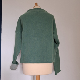 Stapf Damestrui Nicoletta 100% wol met boothals, jade