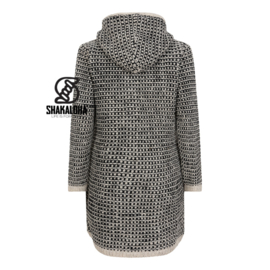 Jas wol gevoerd W Anzio Black/White