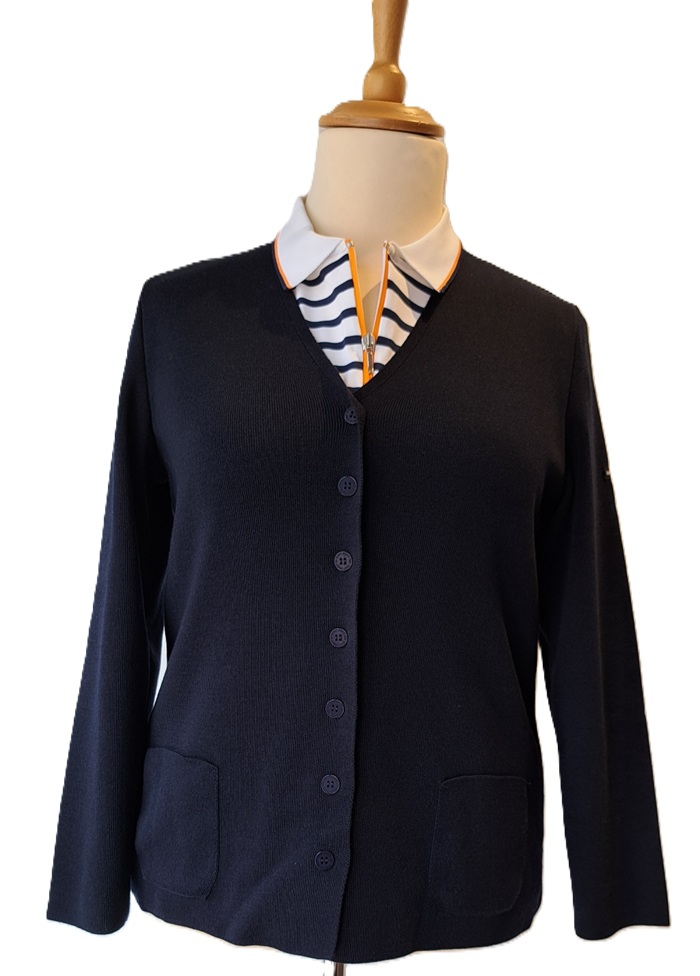 Saint James damesvest Blainville, navy