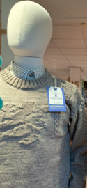Channel Jumper 100%wol model The Alderney, oatmeal
