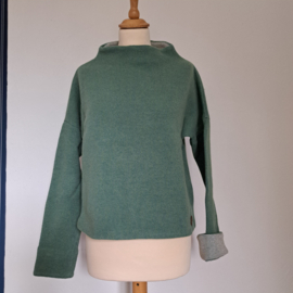 Stapf Damestrui Nicoletta 100% wol boothals, jade M