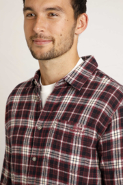 Weirdfish heren shirt Broxton, Foxberry