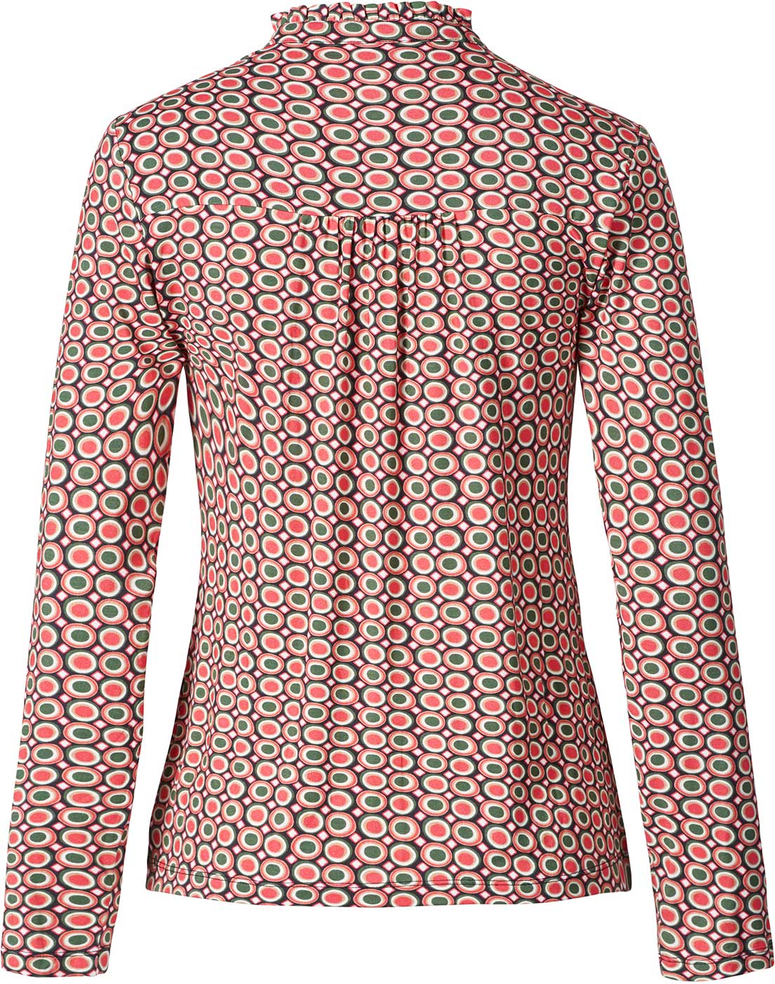 Himalaya Shirt lange mouw Jersey, retro dots