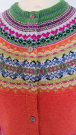 Eribé Knitwear wollen damesvest Alpine kleur Bellarose