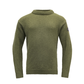 Devold Nansen Wollen Sweater, olive