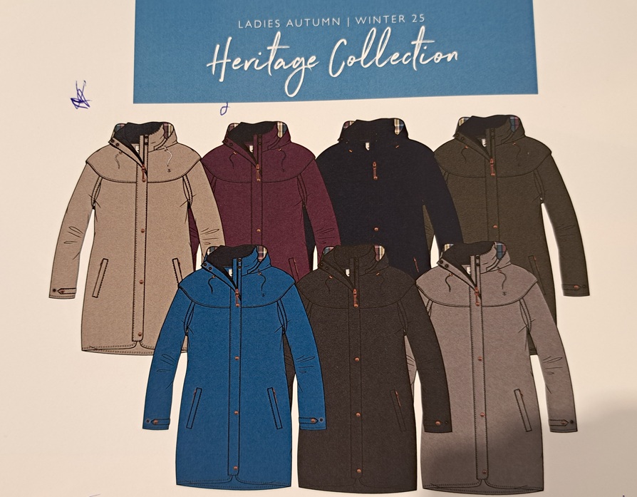 Outrider damesjas  3/4 lengte model kleur navy