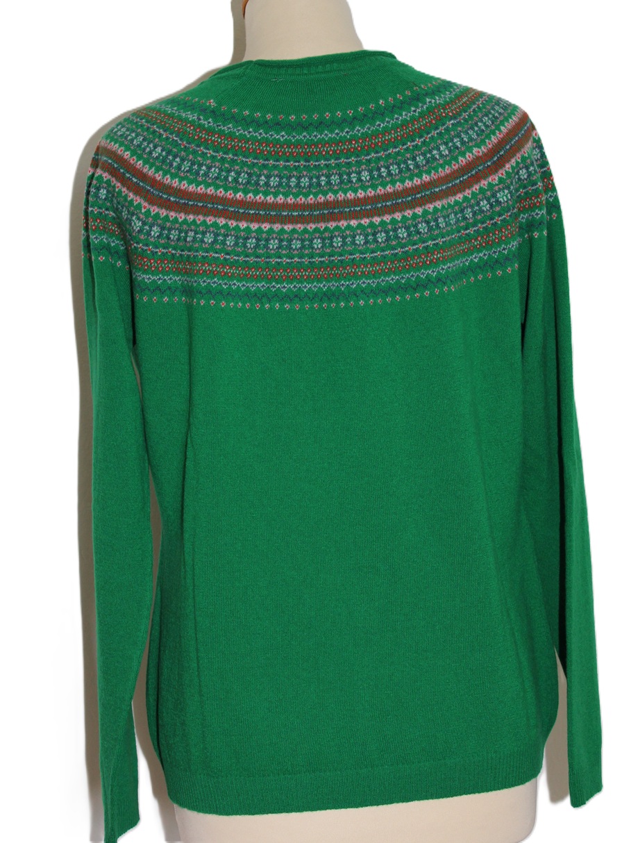 Heidekönigin pullover Tyra, donker klee - Gots