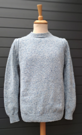 Fisherman herentrui met Geribbelde details, Blue mist