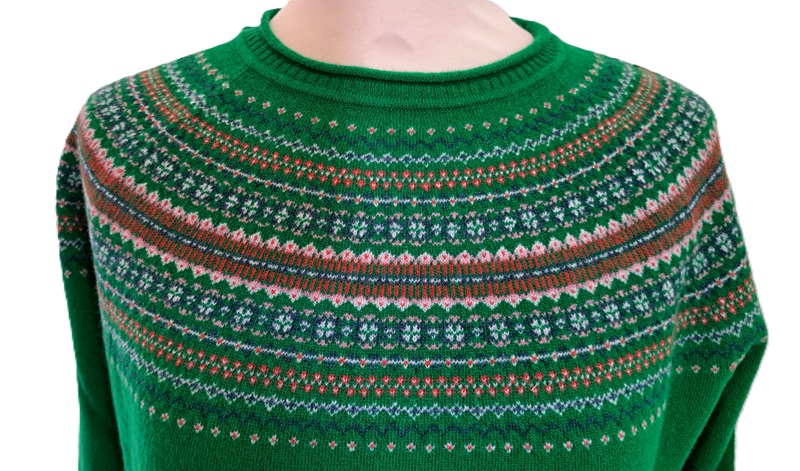 Heidekönigin pullover Tyra, donker klee - Gots