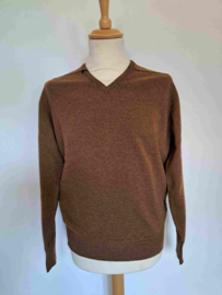 William Lockie lamswollen pullover Dutch Fit V-hals, Kestrel