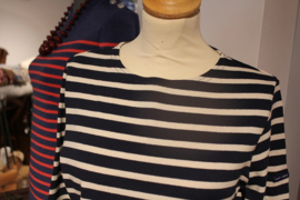 Saint James dames shirt model Meridame II Navy-Ecru