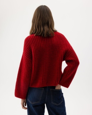Holebrook dames trui Cajsa Sweater, Ruby
