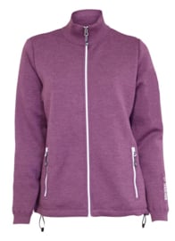 Damesjasje Flisan Full Zip, Purple