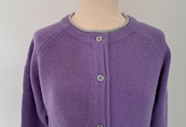 IrelandsEye damesvest Killiney Cardigan, Paisley Purple