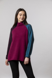 Eribé Knitwear Corry Raglan Pullover, kleur Caspian